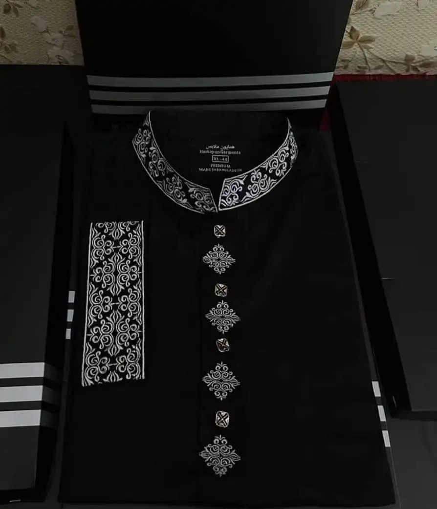 Premium Indian Tencel Cotton Panjabi E1 (P-210)