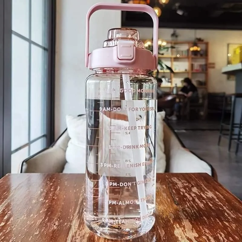 Transparent Motivational Water bottle 2 L (P-276)