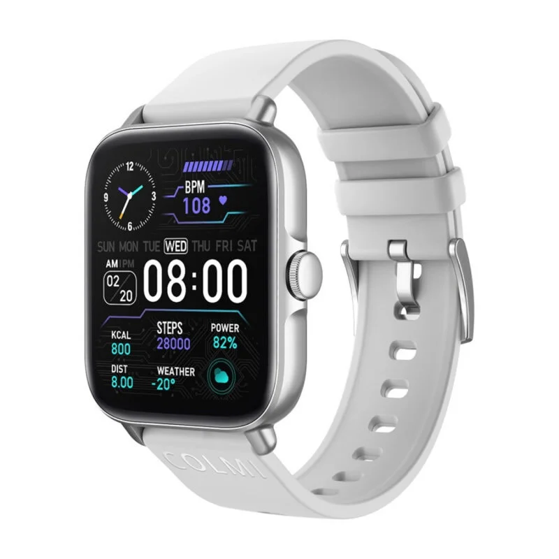 COLMI P28 Plus Calling Smart Watch – Silver Color