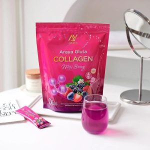 Araya Gluta Collagen Mix Berry Juice zozoj , md nurunnabi , skincare , bd juice . Beauty Supplement Drink