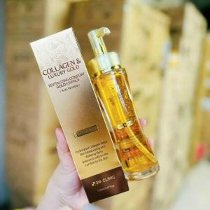 3W Clinic Collagen & Luxury Gold Revitalizing Comfort Gold Essence , zozoj , 3W Clinic Gold Essence , Korean Anti-aging Essence , Collagen Gold Serum , 24K Gold Face Essence .