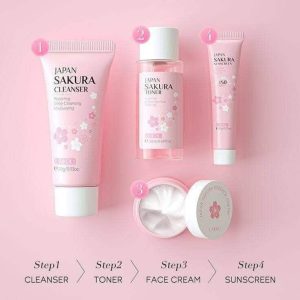 Japan Sakura Travel Kit Skin Care Combo Set, zozoj. bangladesh, skincare