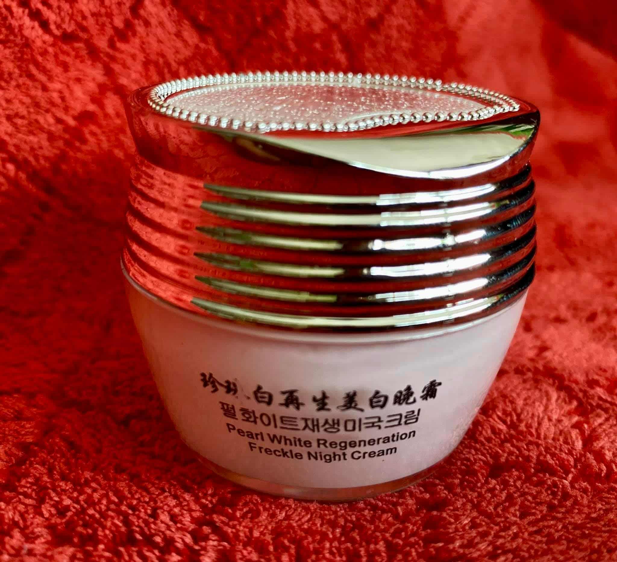 zozoj Pearl White Regeneration Freckle Night Cream
