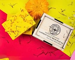 Golden Madina Tulip Saffron Goat Milk Soap Bar , zozoj ,price at bangladesh