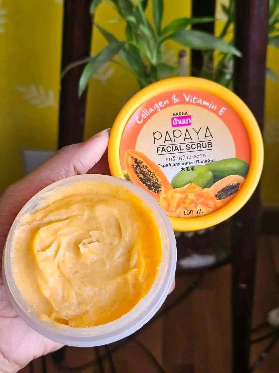 BANNA Papaya Facial Scrub (100ml) ZOZOJ