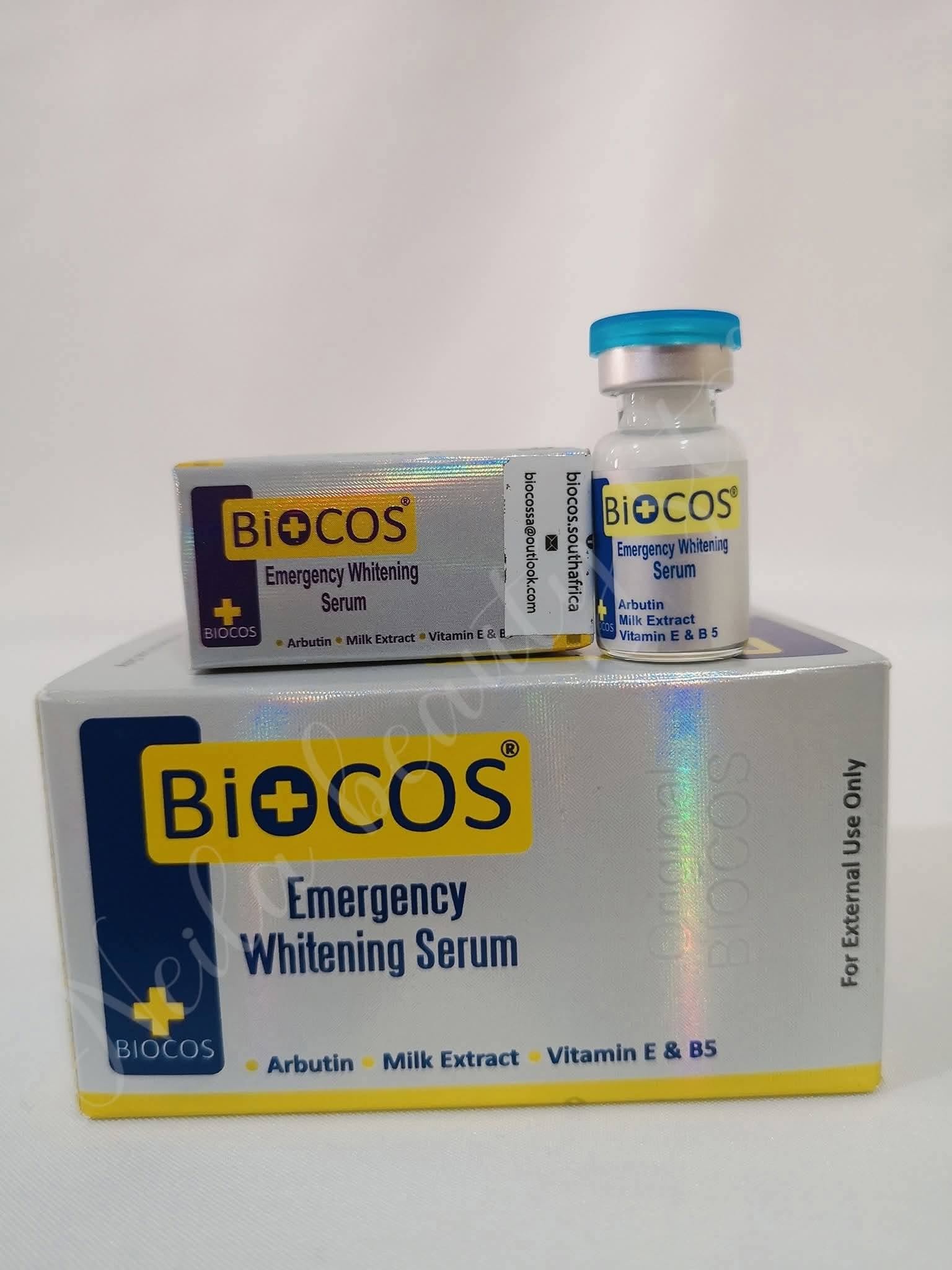 Biocos Emergency Whitening Serum - ব্রণের দাগ ও মেছতা দূর করার সিরাম