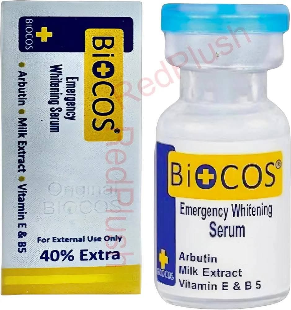 Biocos Emergency Whitening Serum - ব্রণের দাগ ও মেছতা দূর করার সিরাম