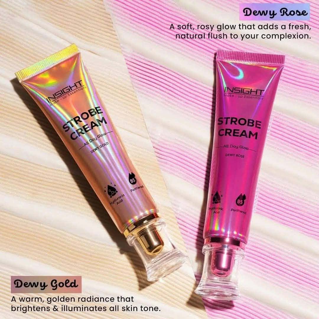 Insight Strobe Cream Price in BD | Dewy Gold & Dewy Rose |